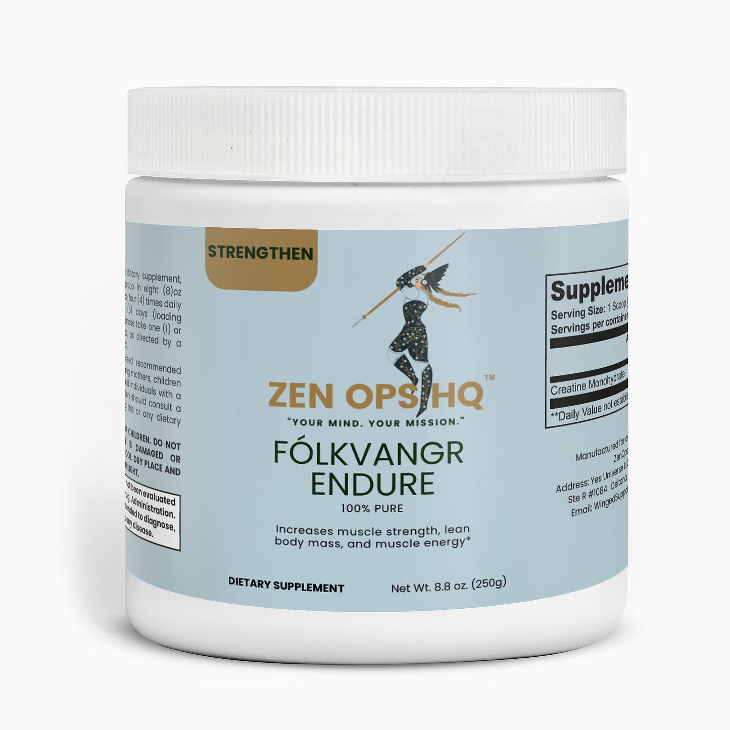 Fólkvangr Endure (Creatine Monohydrate)