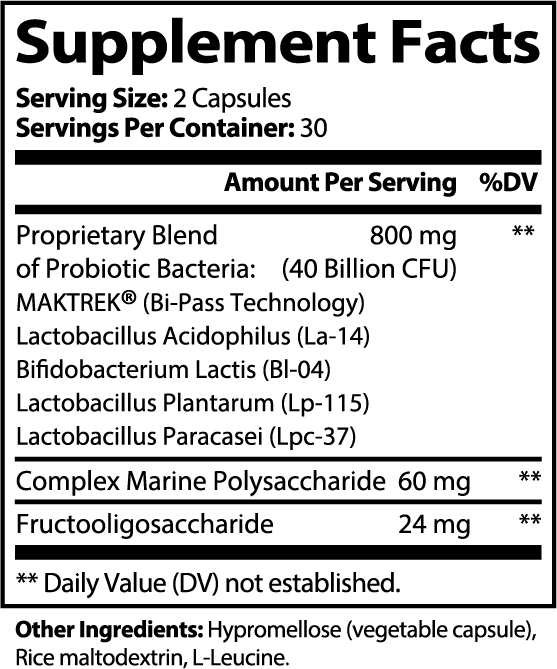 Brokk Biome (Probiotic 40 Billion + Prebiotics)